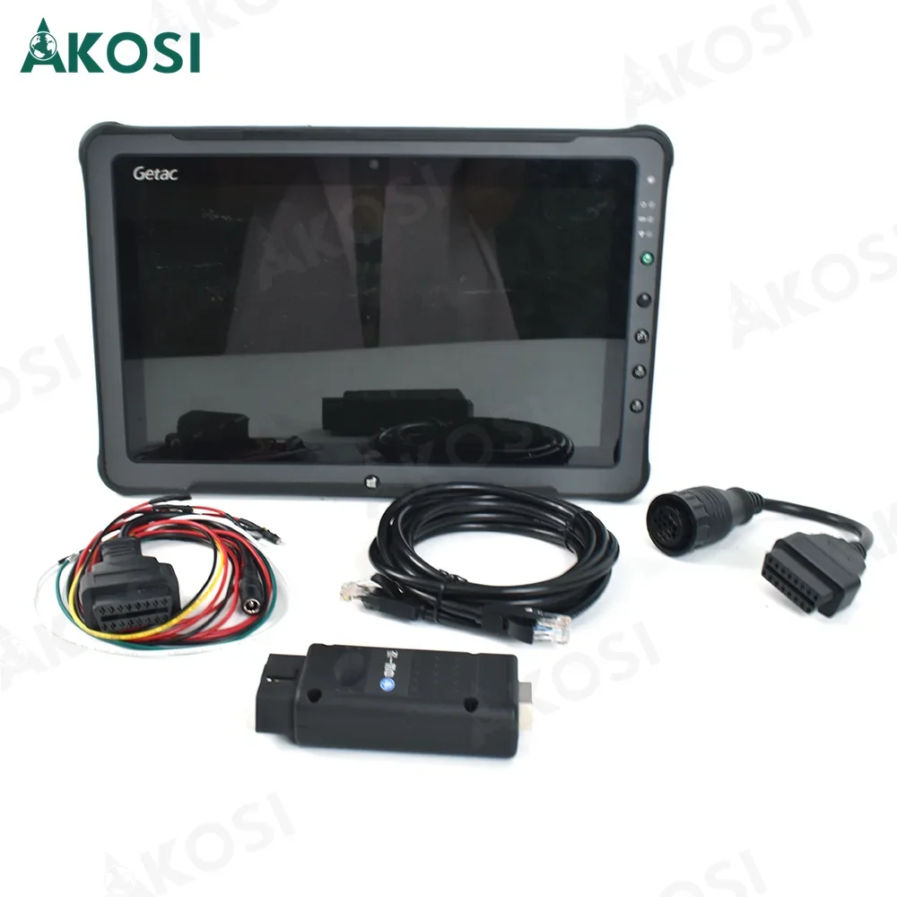 Heavy duty for FAW machinery ABS Control obd2 scanner+Getac F110 Tablet Transmission Control industrial construction diagnostic