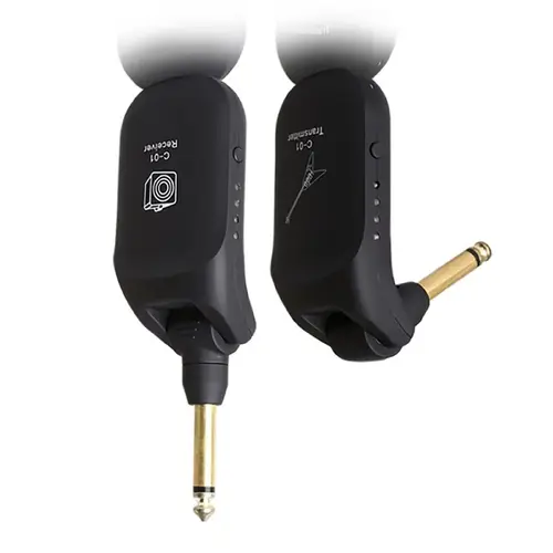 Miwayer-sistema inalámbrico de guitarra, transmisor de Audio, receptor C01, pastilla, sistema inalámbrico recargable por USB para bajo de guitarra eléctrica