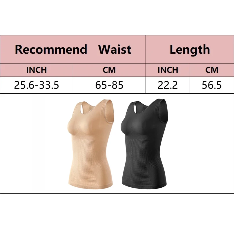 Seamless Comfy Vest Shaper Shapewear Belly Slimming Body Shaper Corset Underwear Women Tank Top Tummy Control Compression Vest