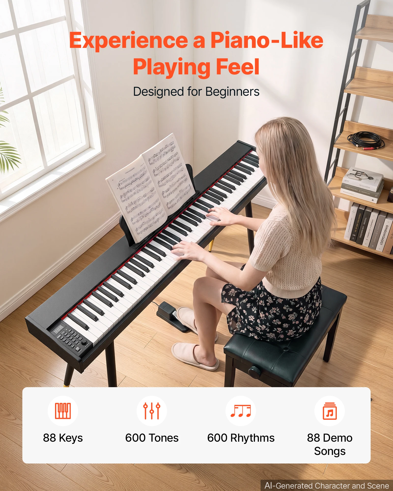 Pianino cyfrowe Succebuy 88 kl – Midi Keyboard Controller 88 Key recenzja i cena