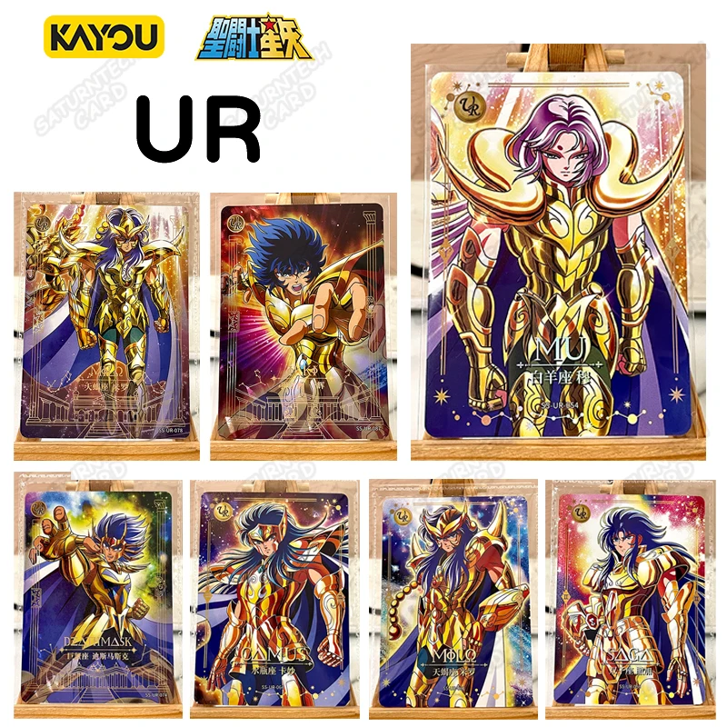 Genuine Kayou Saint Seiya UR Single Cards Limited Edition Athena & Hades Rare Anime Collectible Cards Official Authentic