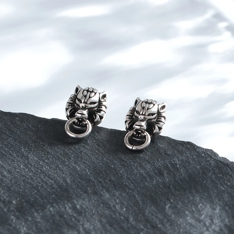 ~Wholesale Wholesale Hot Game Final Fantasy Cloud Strife Wolf Stud Earrings For Men Women Gift