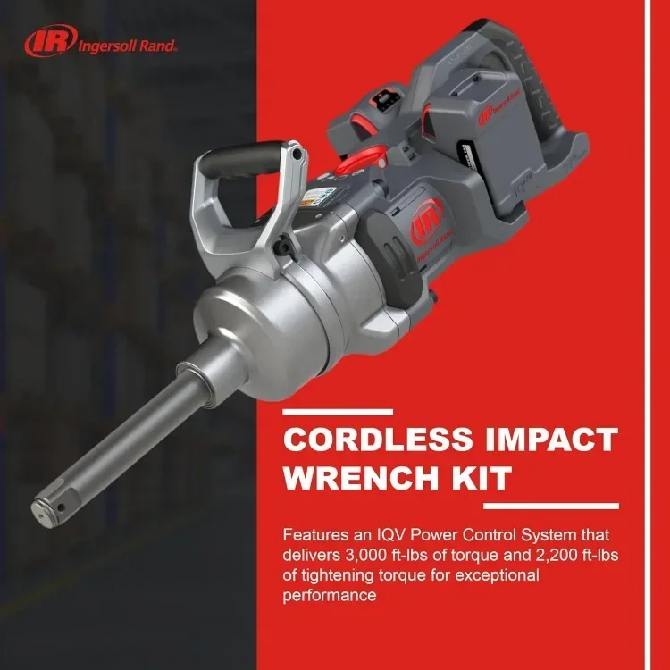 HOME.Consegna veloce.W9691-K4E Kit avvitatore a percussione a batteria da 1" a coppia elevata da 20 V, include 4 batterie e caricabatterie, incudine estese da 6"