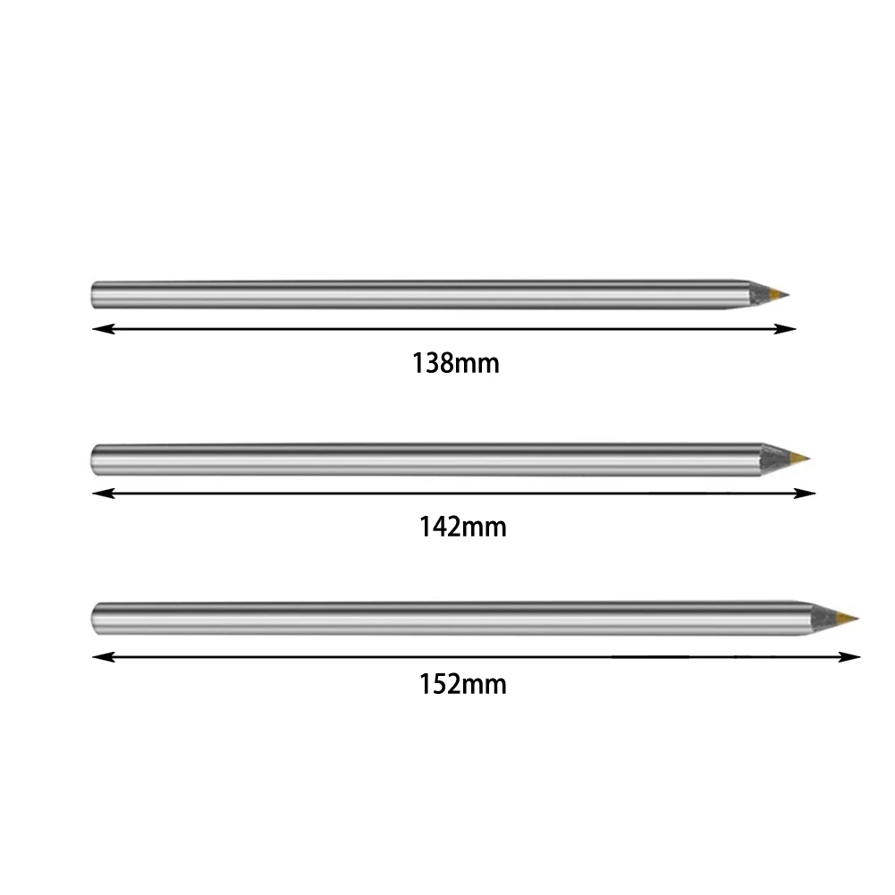 Marking Single Head 3pcs Diamond Scribe Pen Marker Pencil Wood Woodworking Alloy Carbide Cutting Marker Pencil