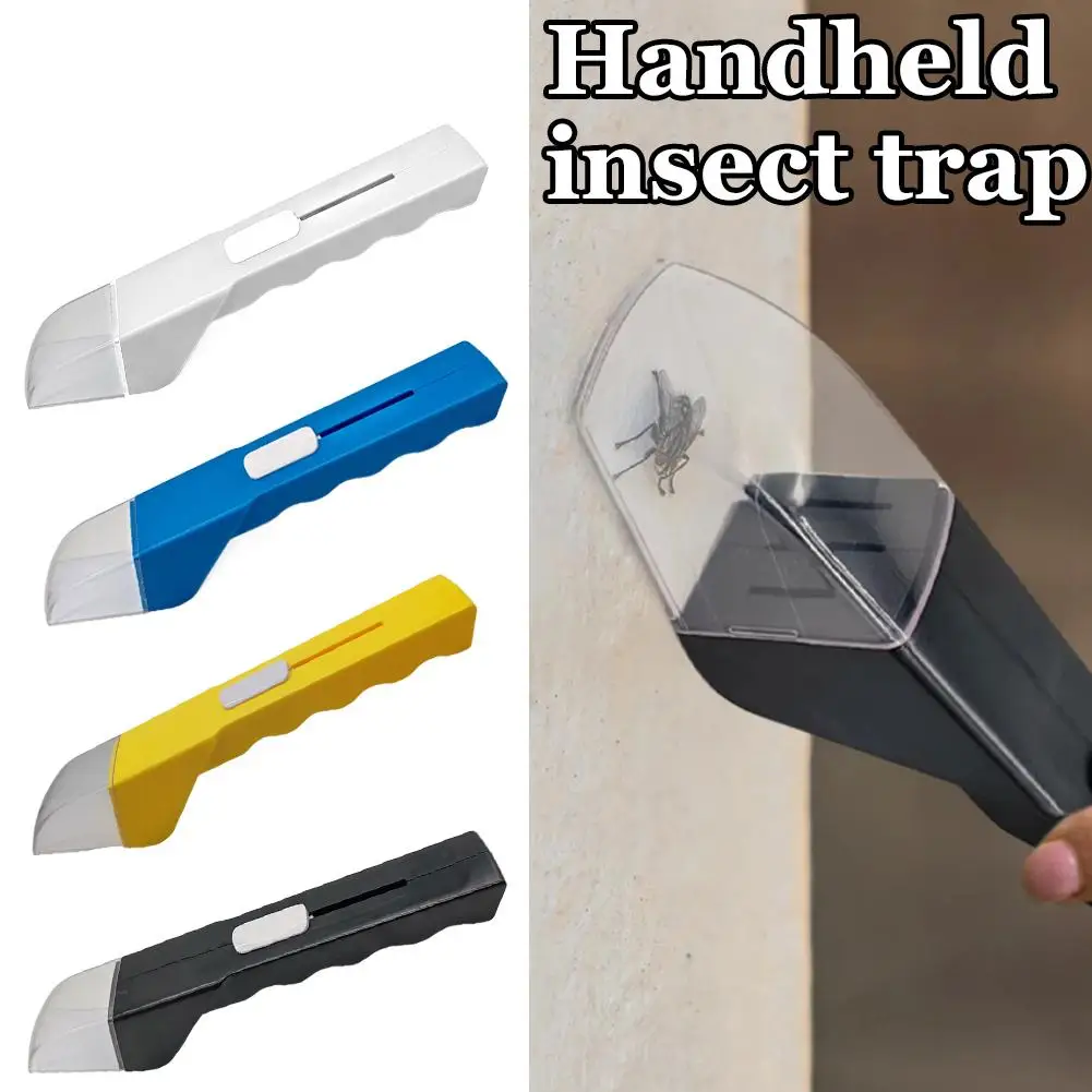 Portable Insect Catcher Tool Handheld Bug Catcher Trap for Spider Bee Cockroach Insect Capture Clip for Home Outdoor Camping