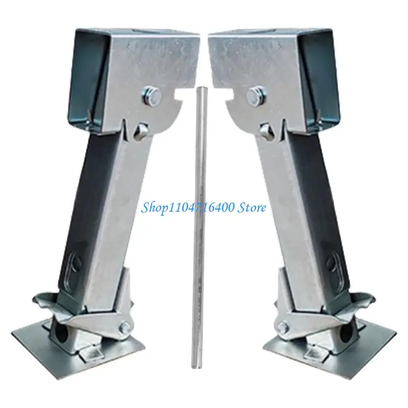 

y1gd Folding Trailer Leg Stabilizer 450kg Capacity Galvanized Steel Campers Support