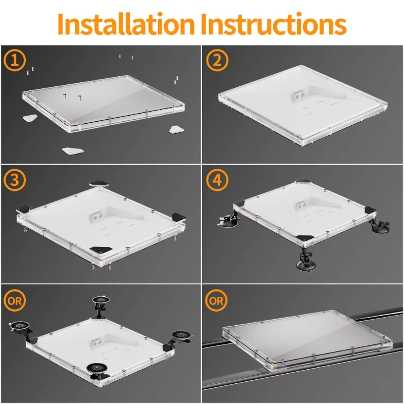 Kit Pemasangan Atap Mobil Mini Starlink Kit Lengkap Pemasangan Cangkir Pengisap Jendela Mobil Mini Starlink Aksesori Pemasangan Starlink