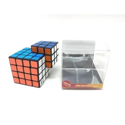 Magic Cube Calvin's Puzzle 3x3 4x4 Conjoint Cube Hybrid Siamese 4x4x4-3x3x3 Black Body (Fused, Mod)  Children's Educational Toy