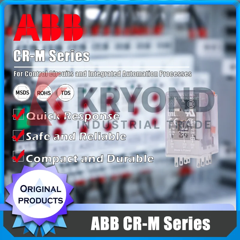 ABB CR-M Series Intermediate Relay High Reliability Durable Performance for Industrial Control Original Product
