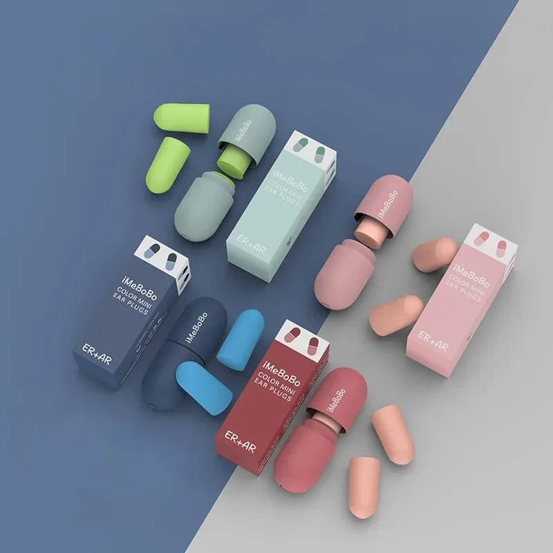 

Mini Ear Plugs Soundproof Earplugs For Sleep Special Mute Soft Slow Rebound Anti-Noise Protection Ear Plug For Study Work