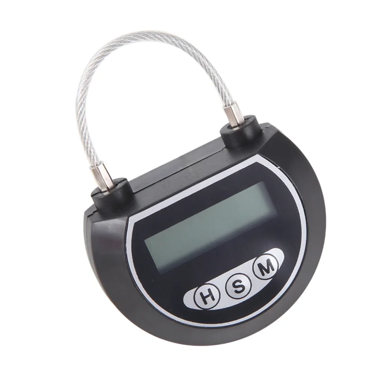 A37T-4X Electronic Time Lock Timer Lock Container Multi Function Time Lock Bin For Toys Black