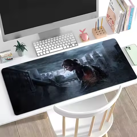 Game The L-Last Of Us 2 Mousepad 90x40cm Large Anti-Slip Mouse Pad Stitched Edges Mat Durable Desk Laptop Gaming​ Keyboard Pad
