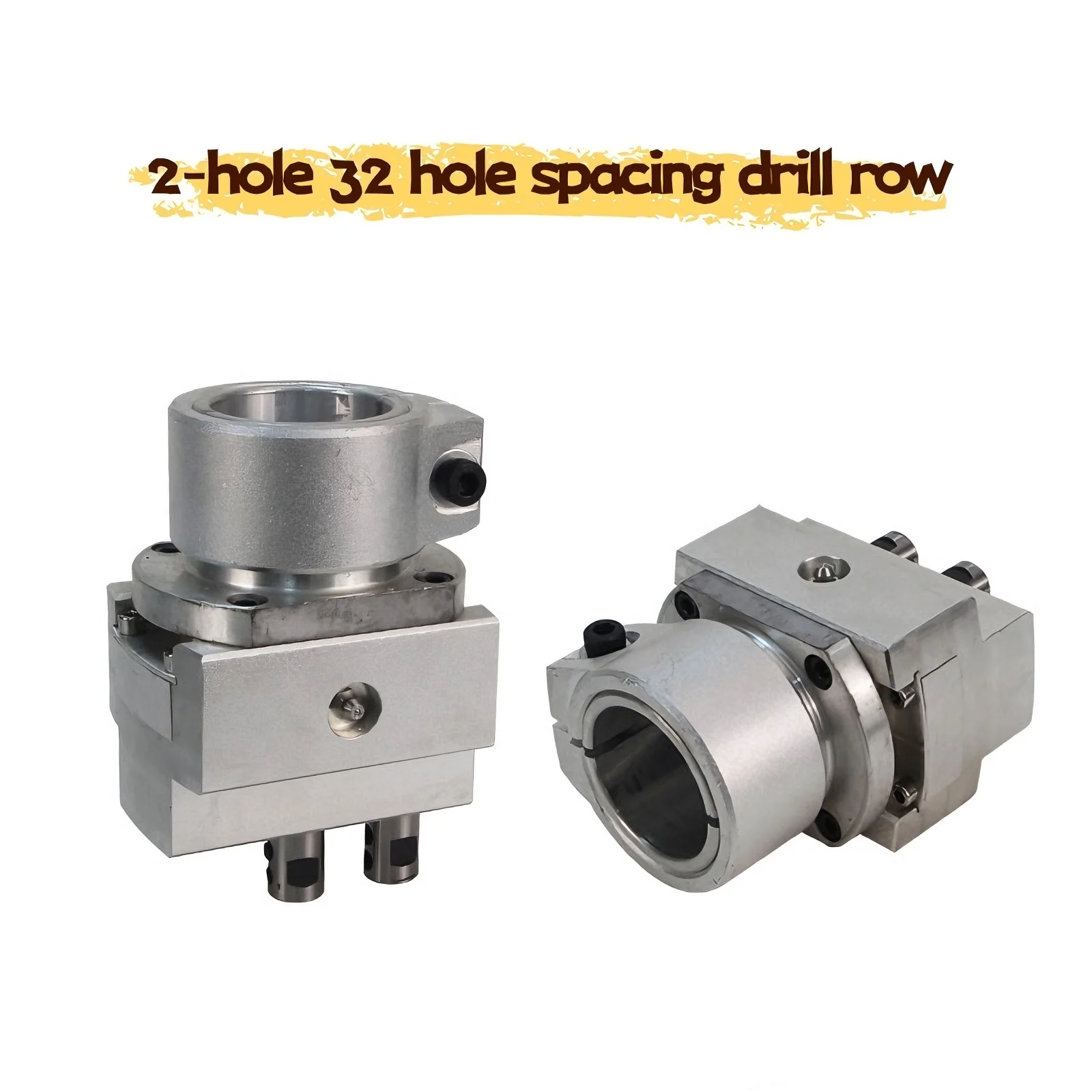 

Woodworking machinery 2-hole 32 spacing multi axis drill bag drill connection head