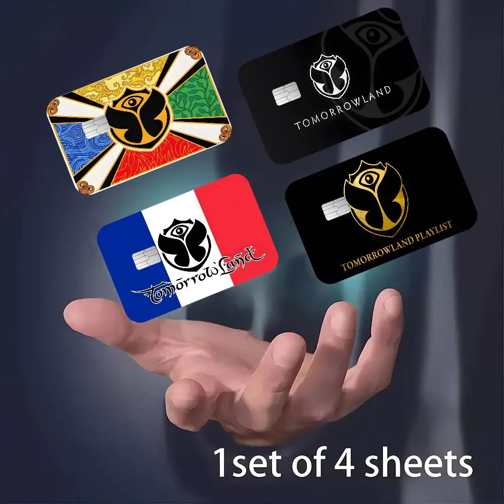 تومورولاند مهرجان الموسيقى أنيمي موضة لطيف الكرتون القط اللوحة أنيمي لعبة فريدة من نوعها ملصق حالة الجلد لبطاقة الائتمان لا رقاقة #1