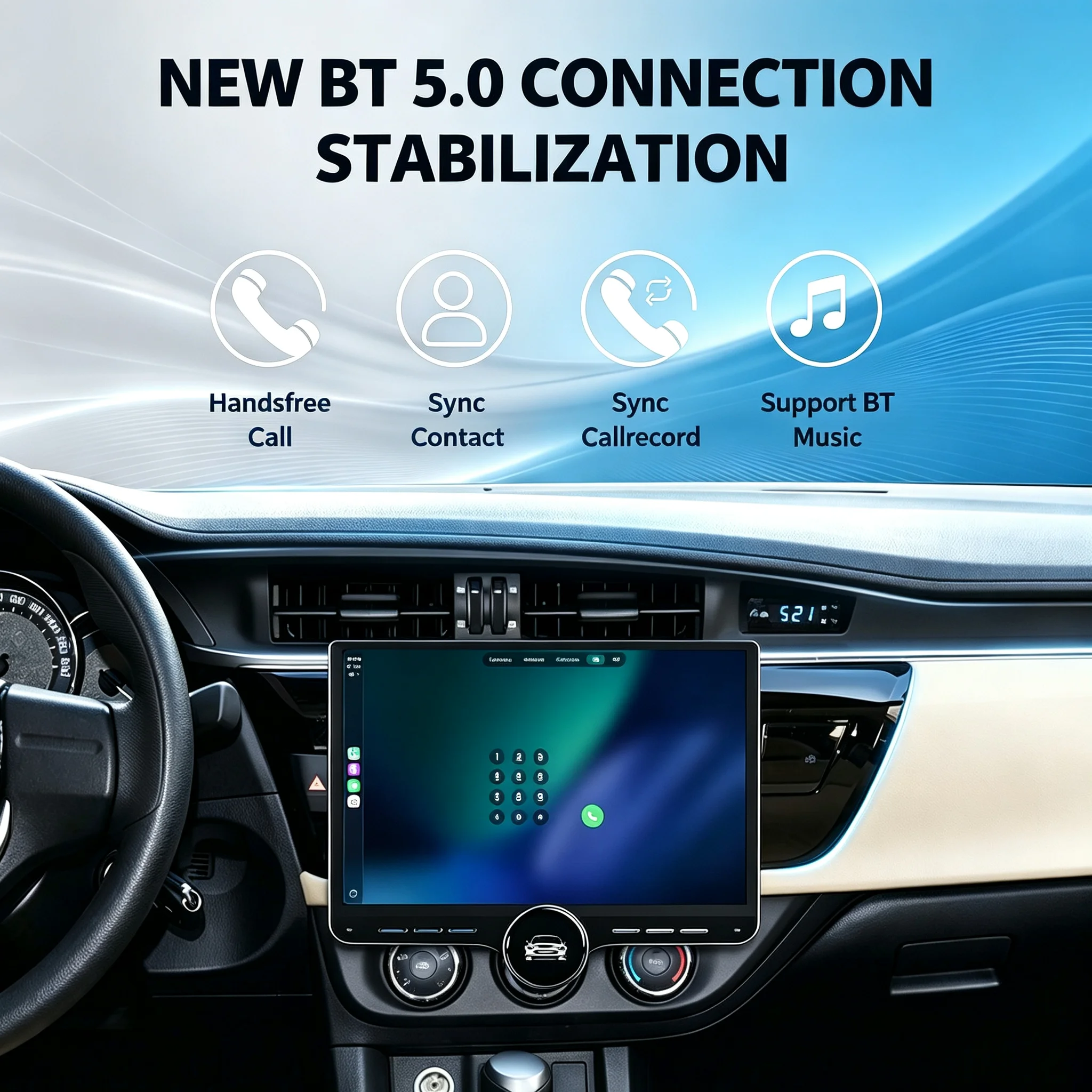 Android 15 Head Unit 11.5 Inch For Toyota Levin 2014‑2017 CARPLAY Car GPS Multimedia Player Radio Dvd Player Car Accessories