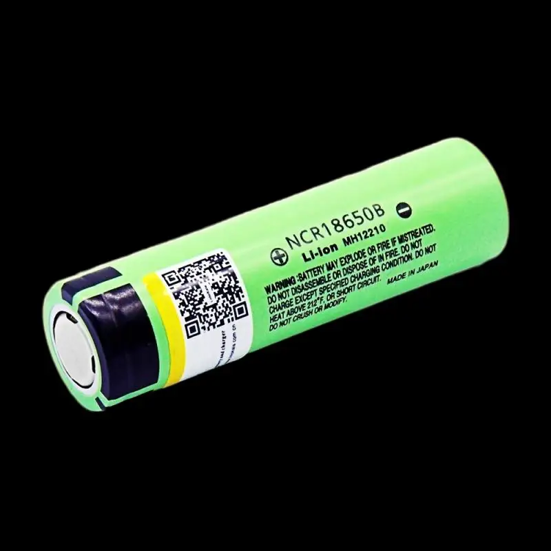 Bateria recarregável da lanterna do lítio, novo, NCR18650B, 34B, 3.7V, 18650, 3400mAh, 1-10Pcs