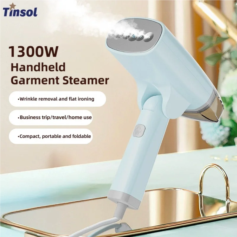 

Ручная гладильная машина 1300 Вт, быстрый нагрев, складная портативная машина для общежития, студентов, глажка одежды, глажка, паровая щетка