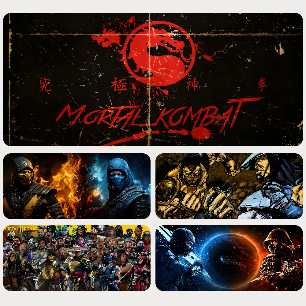 

Mortal Kombat Mousepad Mouse Mat Desk Mat With Pad Gaming Accessories Prime Gaming XXL Keyboard Pad Padding Mat