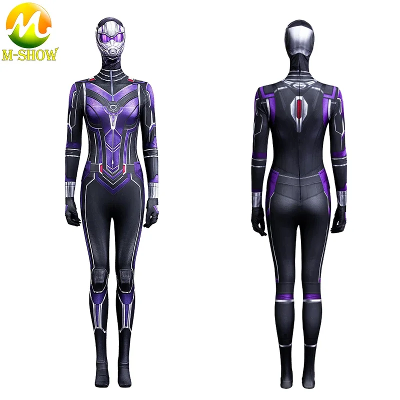 Newest Ant 3 Cassie Lang Costume Superhero Cosplay Cassie Lang Bodysuit Women Girls Haloween Jumpsuit