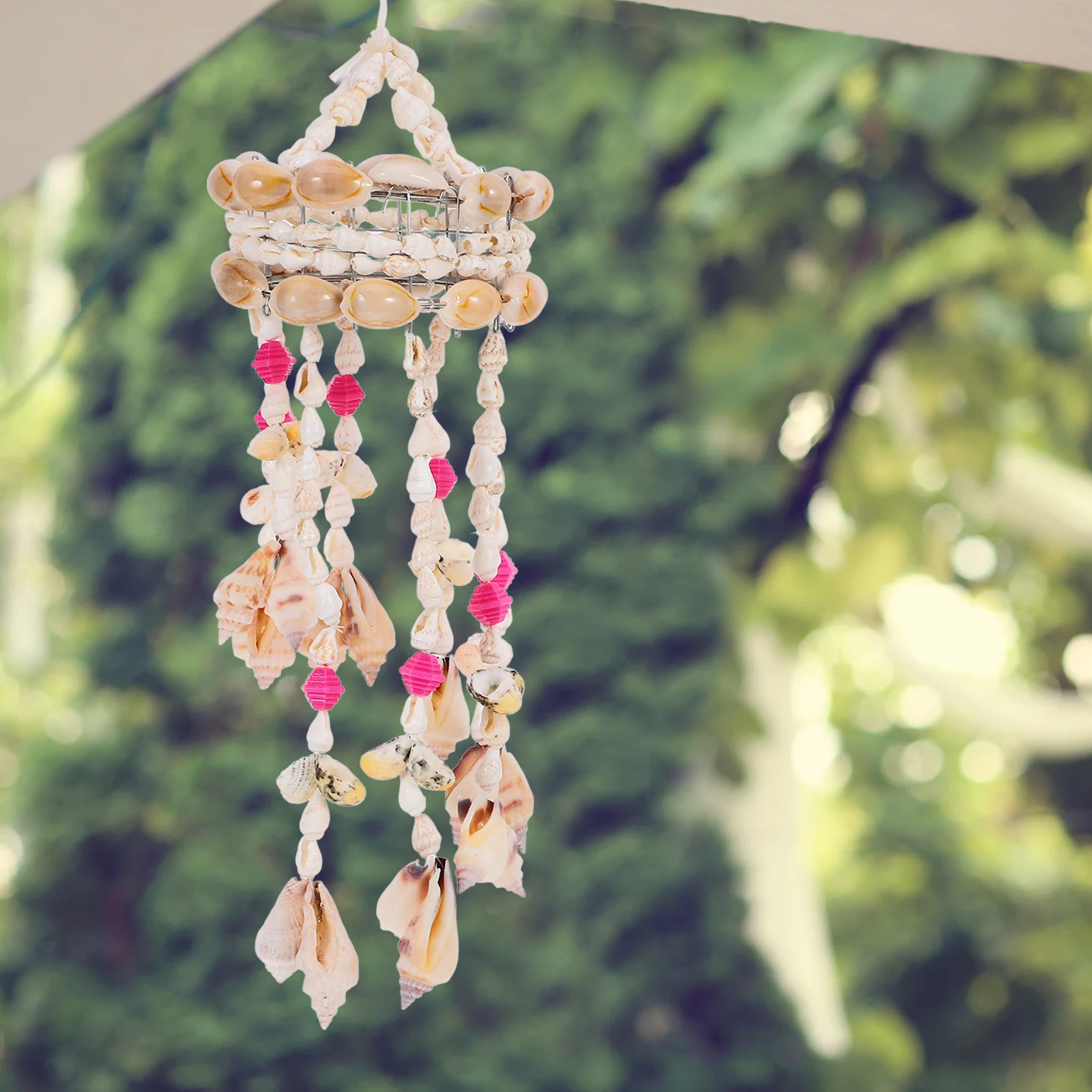 

Shell Conch Garden Decor Chime Decorative Pendant Durable Relaxing Tunes Bedroom Living Room Decor