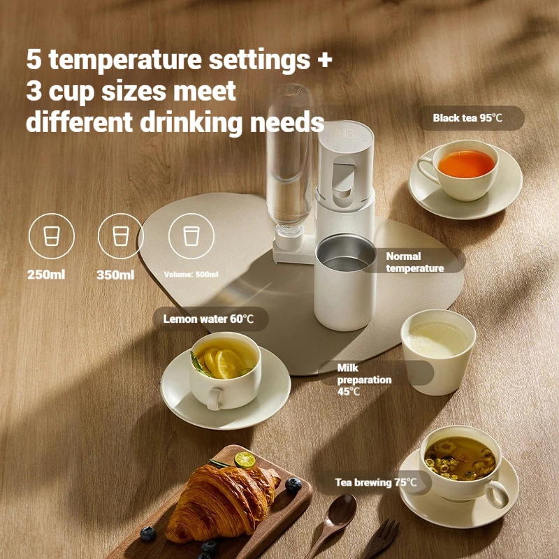 Xiaomi Mijia Home Distributore d'acqua portatile a riscaldamento istantaneo Unità desktop compatta per la casa Distributore d'acqua purificata potabile diretta