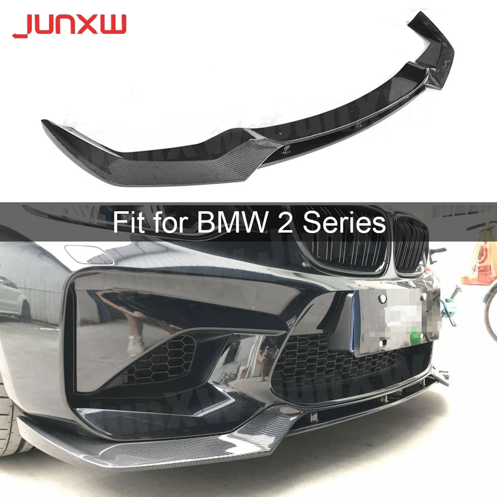 

Carbon Fiber Front Bumper Lip Spoiler For BMW 2 Series F87 M2 2016-2019 FRP Head Bumper Chin Shovel Guard Car Styling