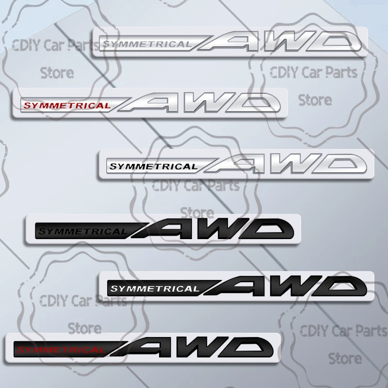 Autocollant de voiture en métal symétrique, insigne, probablement emblème, corps, décalcomanies de coffre pour Subaru Forester, XV, Impreza, droorg,