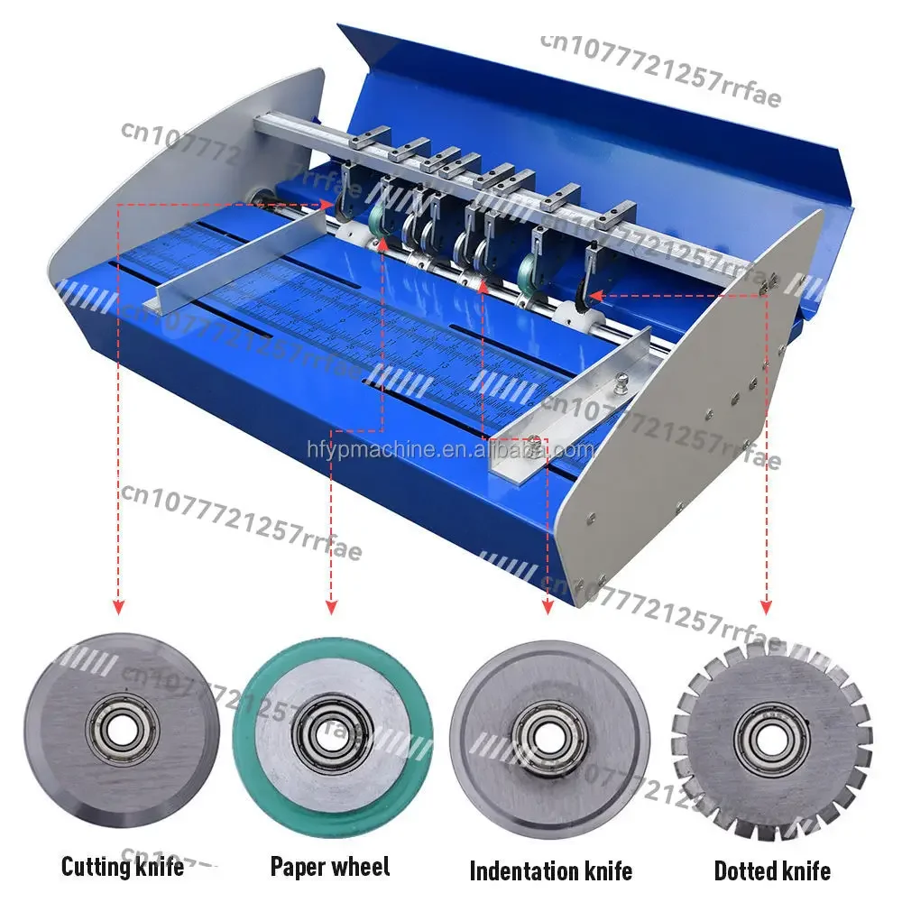 Electric Paper Folding And Indentation Machine for A3 A4 Paper Automatic Card Book Binding Perforation And Indentation Tool