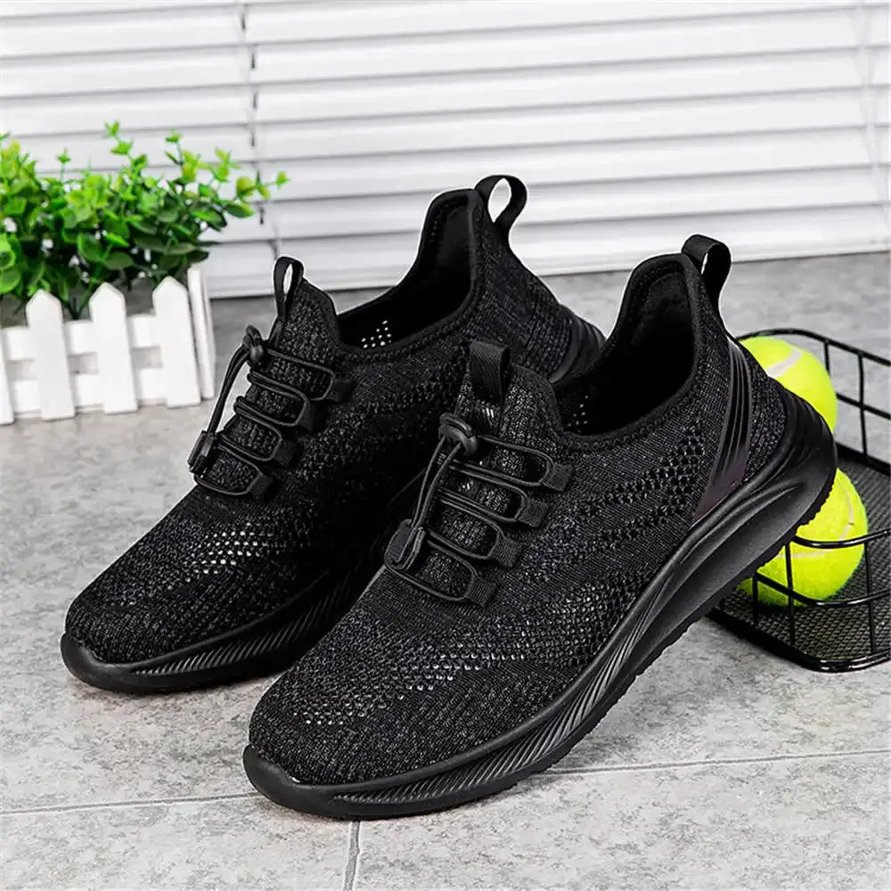 Ventilación suela plana hombres cesta mocasines zapatillas negras zapatos verano deporte venta al por mayor Tenismasculine Super marca