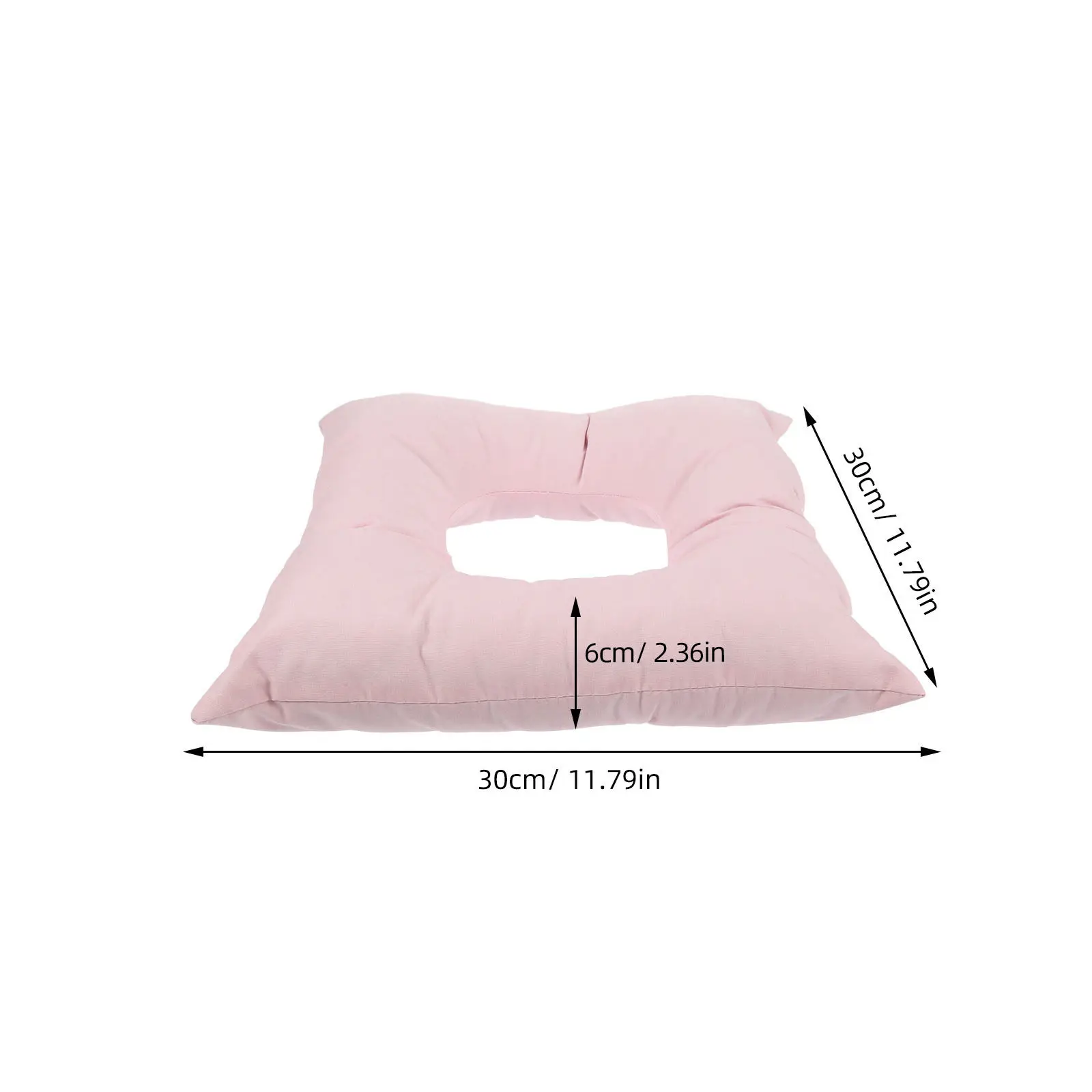 Salon Grade Face Down Pillow Cotton Massage Cushion Ergonomic Design for Facial Care Prone Position Spa Massage Table Headrest