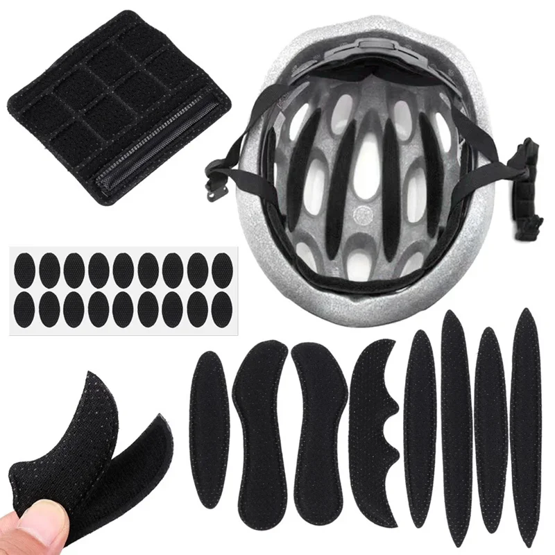 27Pcs Universal Helmet Inner Pad Foam Pad Kit Replacement Motorcycle Bicycle Helmet Foam Protection Pad Helmet Accessories