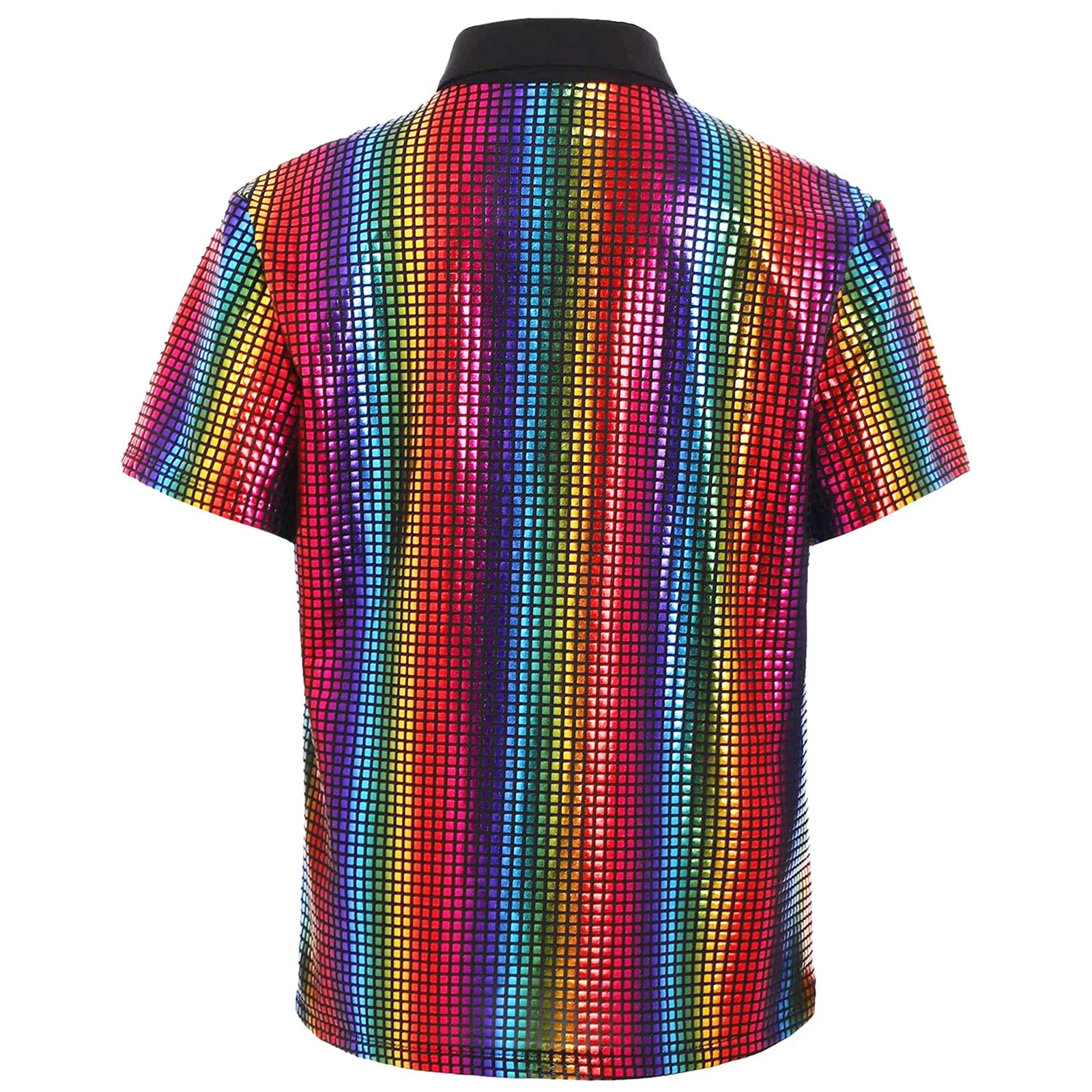 Crianças meninos hippie macacão 70s roupas rave disco traje sino-bottom calças impresso flares brilhante metálico desempenho traje