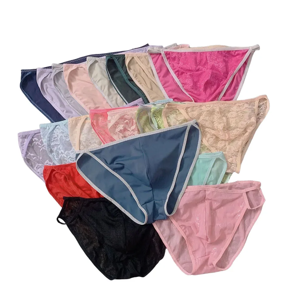 Comfortable Panties Lace Lingerie Nightwear Under Everyday Clothes 10 Spandex Blend New Condition Random Color Options