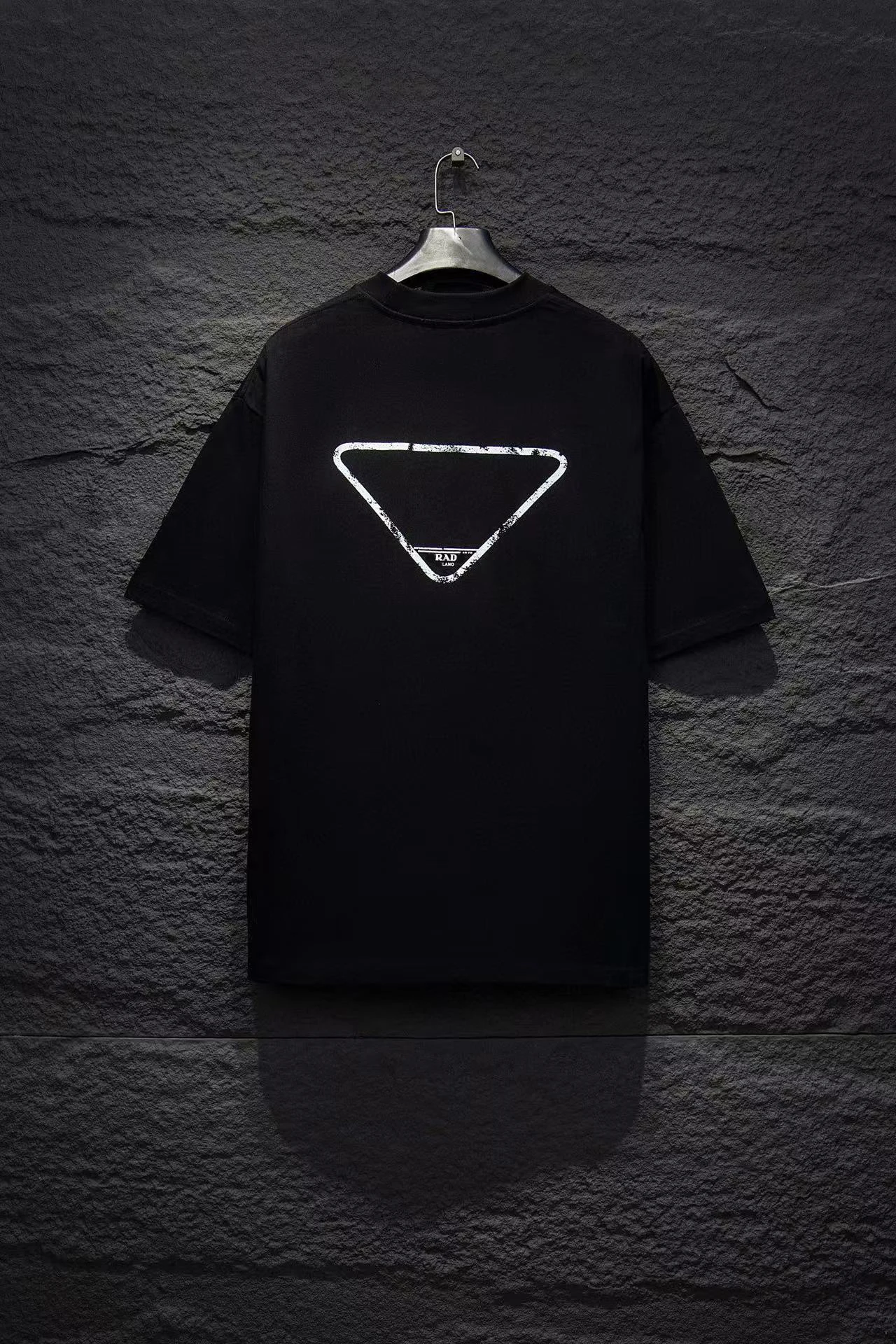 

2025 The Latest Fashion Luxury Brand Pure Cotton Printed Top Casual Sports Large Size Crew Neck Men's and Women's Top T-shirt