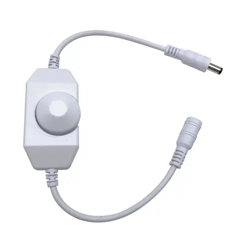 उच्च गुणवत्ता वाले एकल रंग एलईडी स्ट्रिप लाइट एलईडी डिमर 12V 2A 24W नॉब एलईडी डिमर डिमिंग स्विच ऑन ऑफ 10 best sales 12v लाइट डिमर - №1