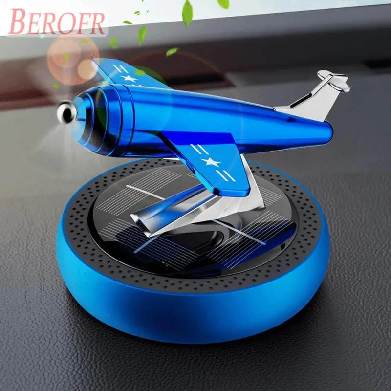 Essence Oil Diffuser For Car Elegant HelicopterSolar Aromatherapy Car Diffuser Zinc Alloy Car Interior Accessories Portable Air