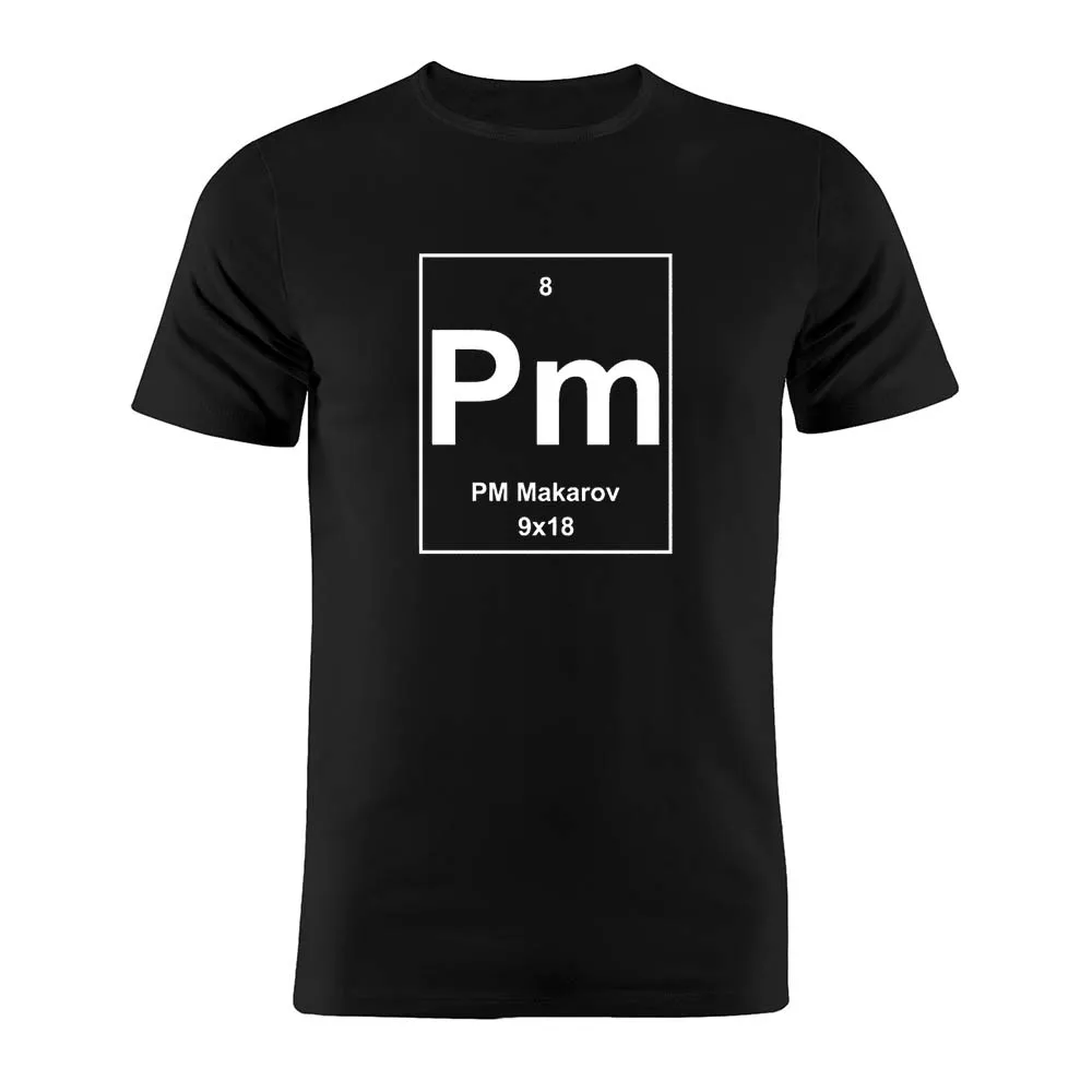 Pure Cotton Unisex T Shirt Pm Makarov Tarkov Artwork Tee