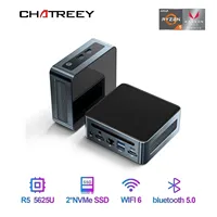 Chatreey AN2P AN2C Mini PC AMD Ryzen 5 5625U 3550H Gaming Desktop Computer M.2 NVME SSD 2xDDR4 Slot WIFI6
