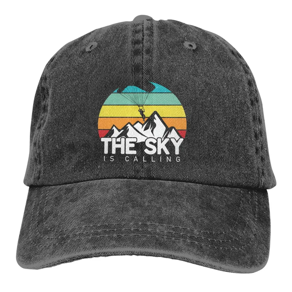 The Sky Is Calling Funny Baseball Cap Men Hats Women Visor Protection Snapback Sky Diving Skydiving Extreme Sports Caps