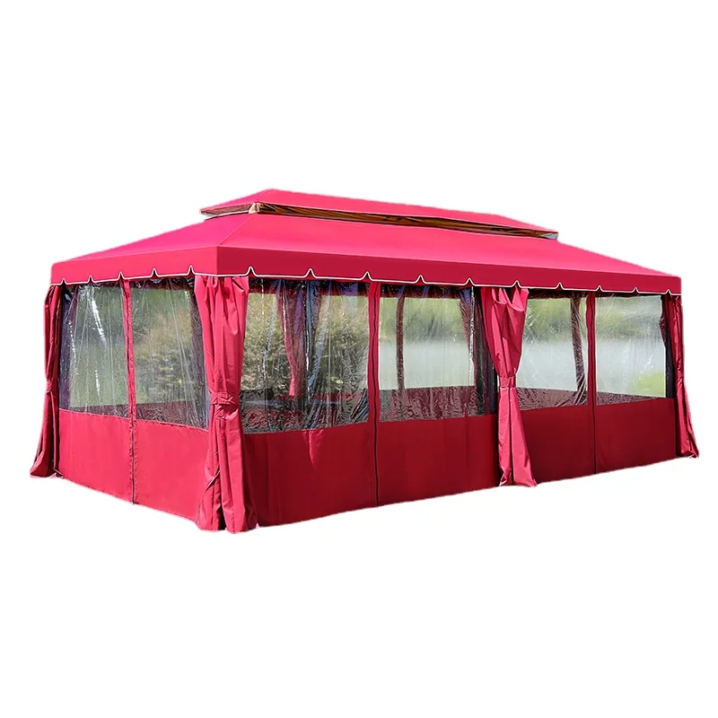 

Roman Tent Outdoor Sunshade Dining Stall Mongolian Bag Advertising Oversized Stall Courtyard Four Corners Umbrella Folding Tent