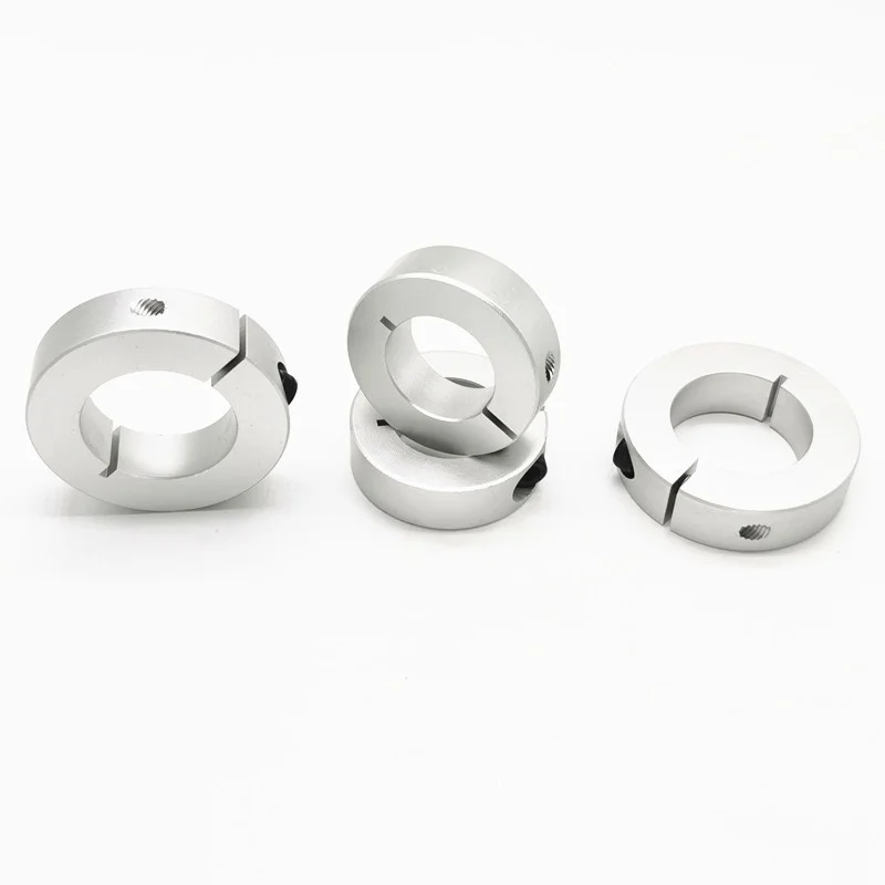 1 Piece Optical Axis Fixed Ring Open Type Fixed Ring Bearing Stop Ring Shaft Clamp SCS Limit Ring With Screw SCSAW Type