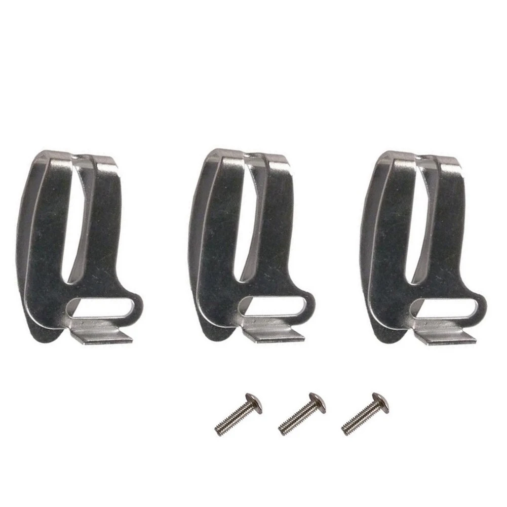 Replacement Steel Belt Clips (3pcs) for Cordless Driver Drill Fits WH18DSAL DS18DSAL DS18DBL Part Number 372229