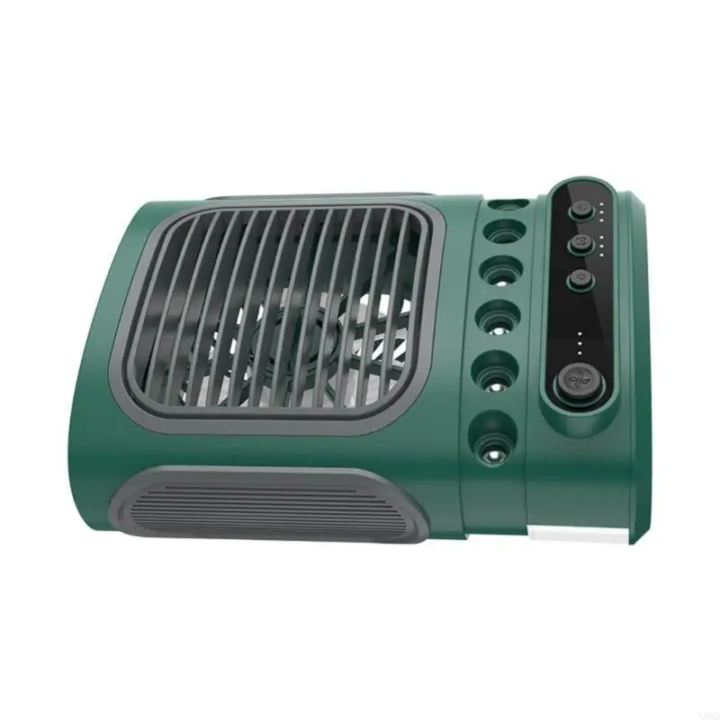 

Портативный вентилятор воздушного охлаждения на рабочем столе с 3 -й скоростью охлаждающий вентилятор 3H Таймер N58D