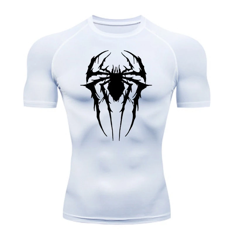 2099 Compression Shirts Men Sun Protection Sports Second Skin Running T-Shirt Men's Gym Fitness Rashgarda MMA Workout Clothing image 2