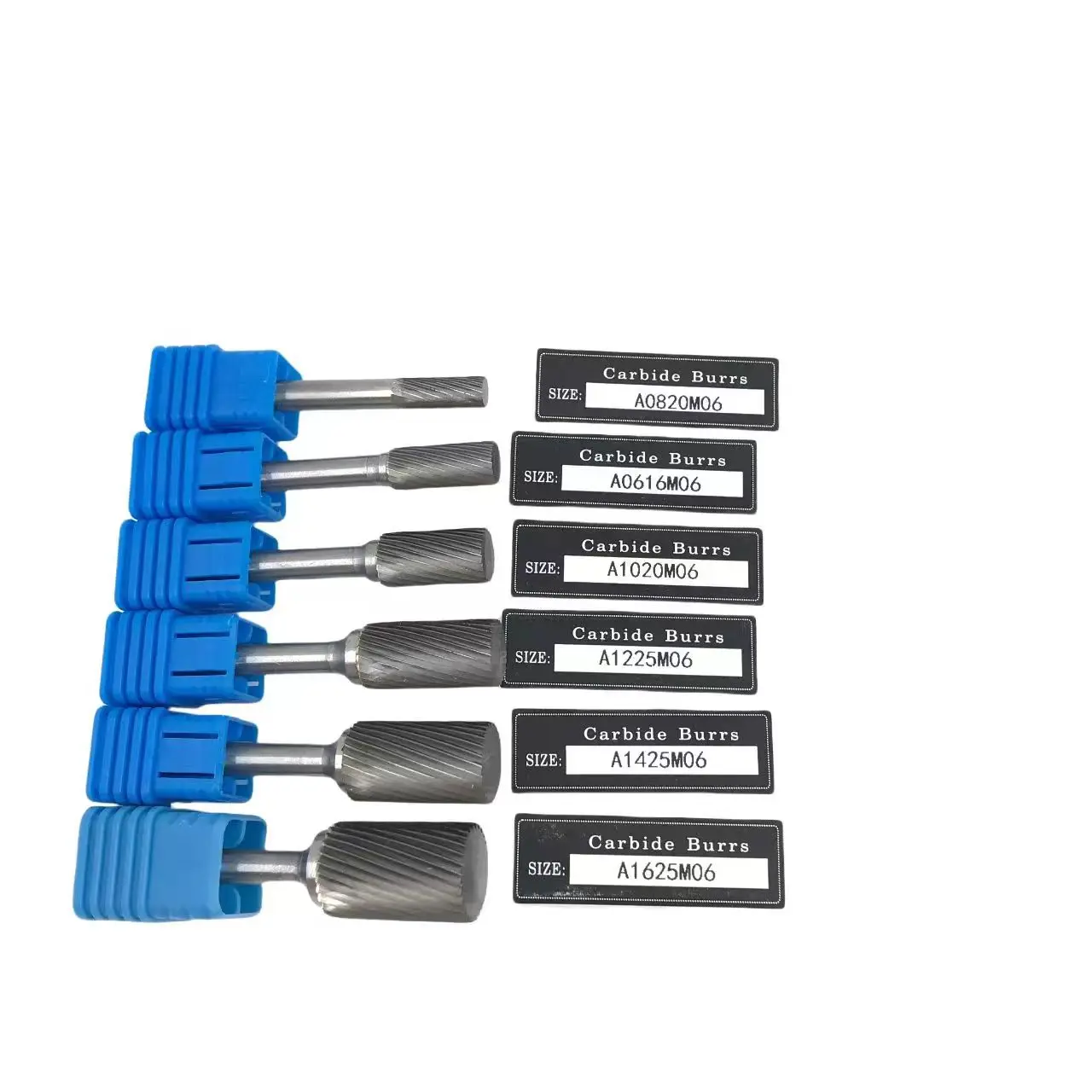 

6PCS A-type high-speed steel rotary file drill bit, carving knife, grinding head, milling machine, rough bayonet.