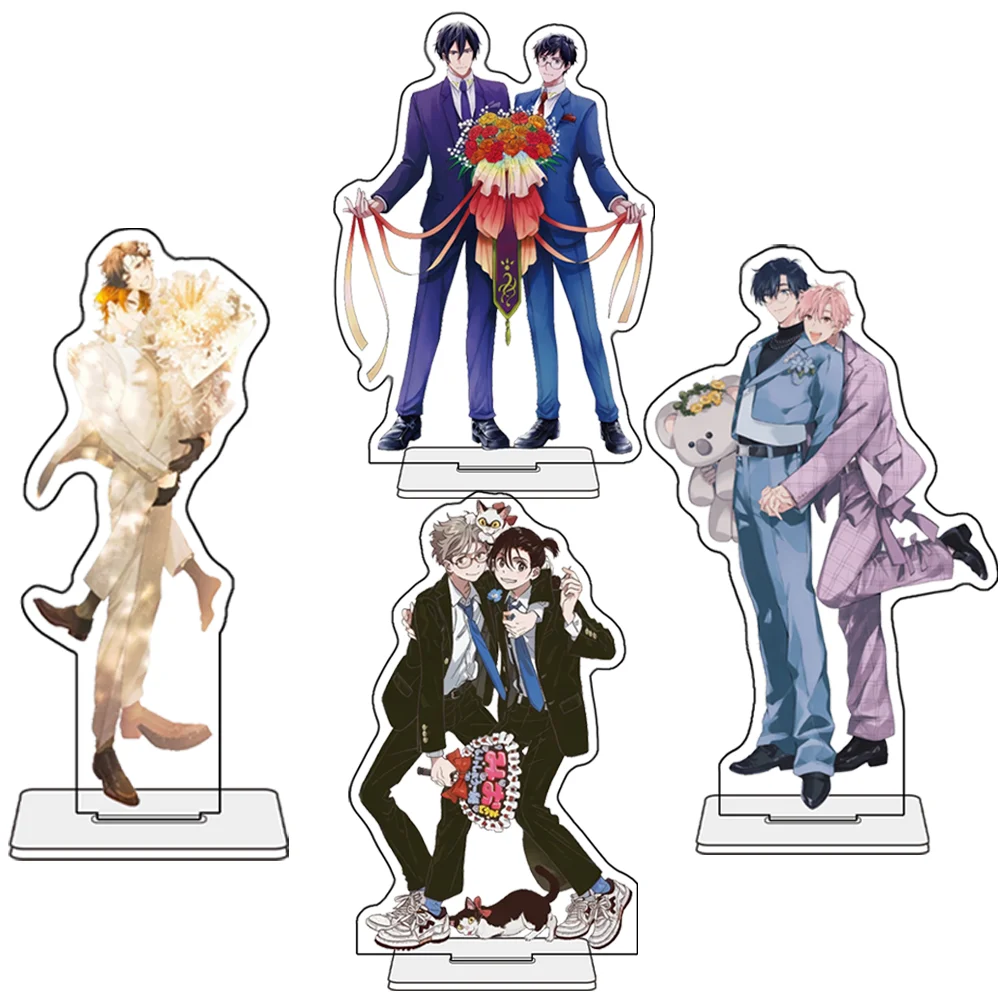 Anime Is That Voice-Ikemen Streamer Falling for Me?! Kamishiro Ao 15CM Acrylic Stand keychain Figure Desk Decor Collect gifts