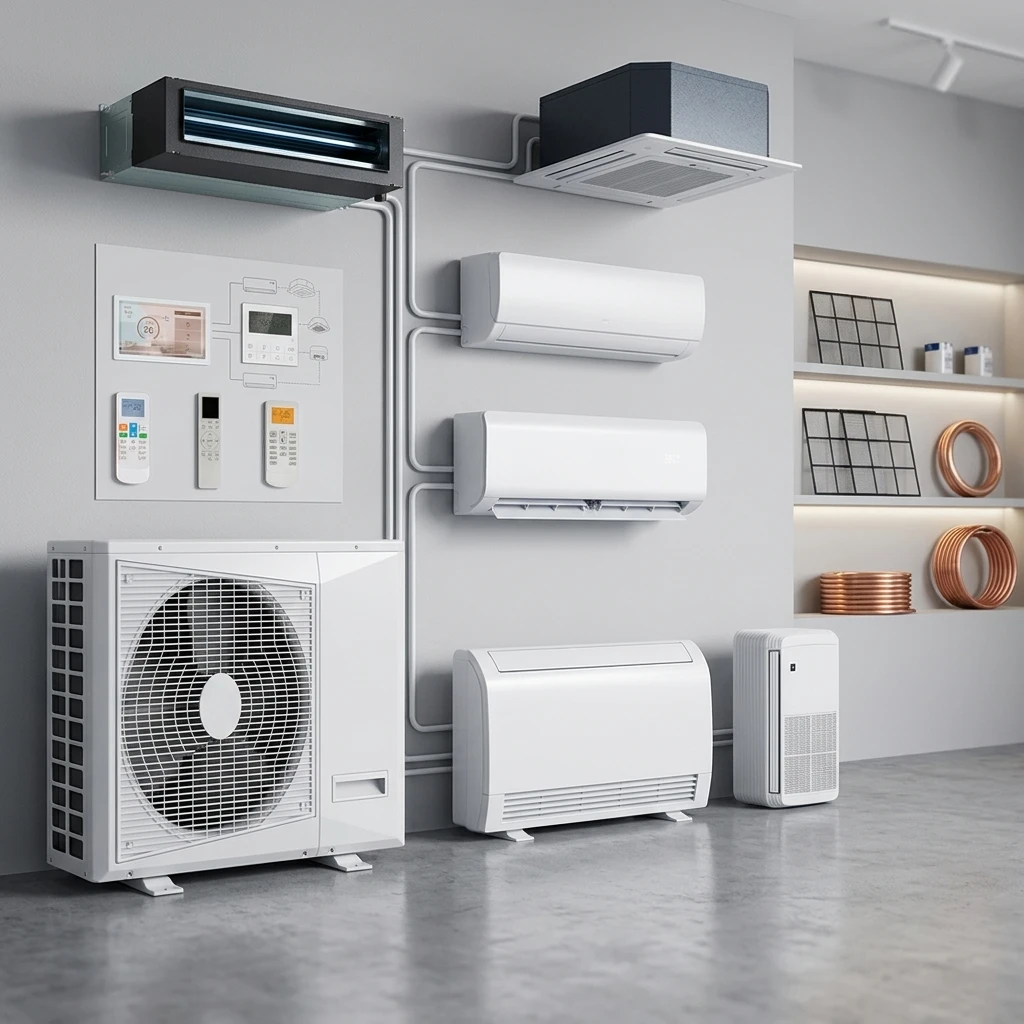 DC Inverter Mini VRF AC Commercial Use Central Air Conditioner