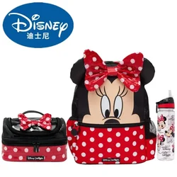 Oryginalna australijska torba szkolna Smiggle Minnie Black Red Dot Torba na lunch dla uczniów Torba na lunch Torba szkolna Portfel Prezent dla dzieci