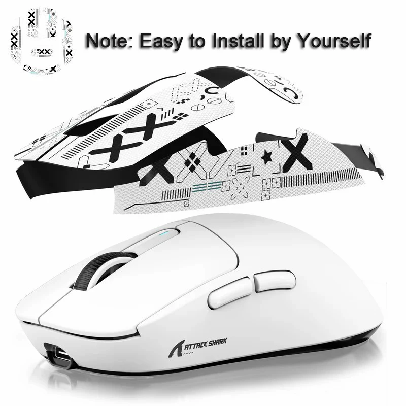 ATTACK SHARK X3 Wireless Mouse Lightweight PAW3395 26000dpi Tri-Mode 2.4G/Wired/Bluetooth Macro Gaming Mouse for Win/Xbox/PS/Mac