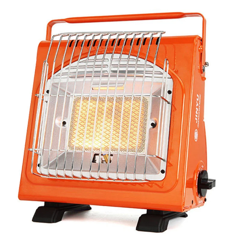 Outdoor Heater Portable Dual-Use Camping Heating Stove Mini Tent Heater Roast Stove Gas Heating Furnace For Camping Picnic Fish